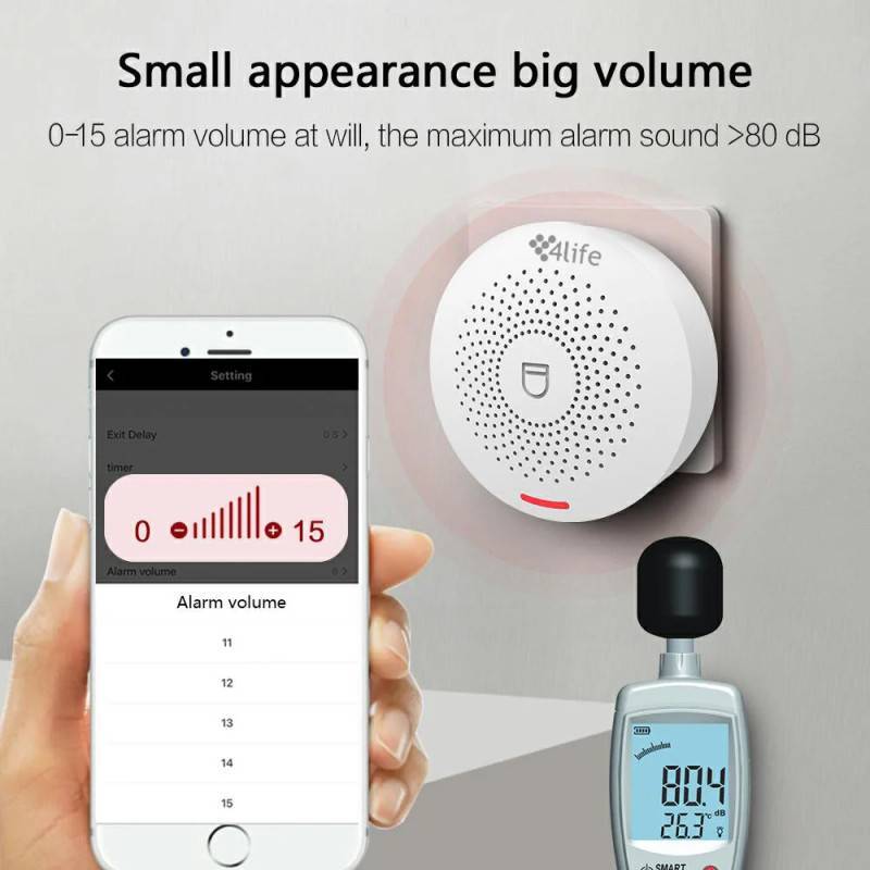 Kit Sistema de Alarma Inteligente Inalámbrico 4life FL150 - Imagen 4