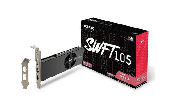 Placa de Vídeo 4GB Exp. RX-6400 XFX Speedster SWFT105 DDR6