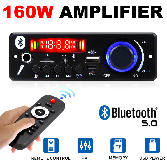 Reproductor de MP3 Bluetooth 5.0